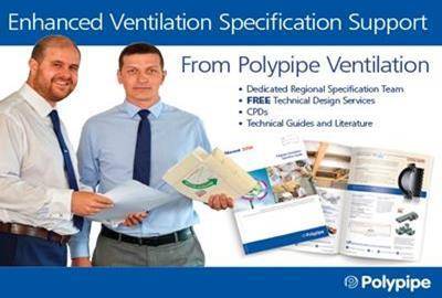 Polypipe Ventilation Enhances Specification Support with New Support Team, CPD and Brochure