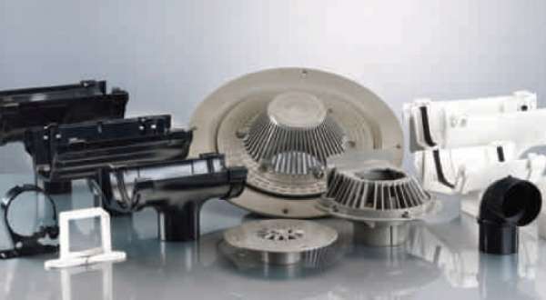 rainwater outlets for flat roofs, balconies and podium decks
