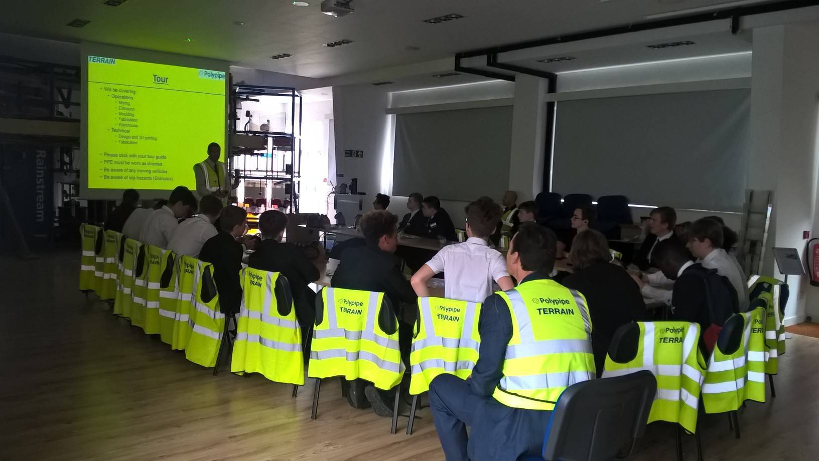 Polypipe Terrain hosts school visits to inspire next generation of construction industry professionals